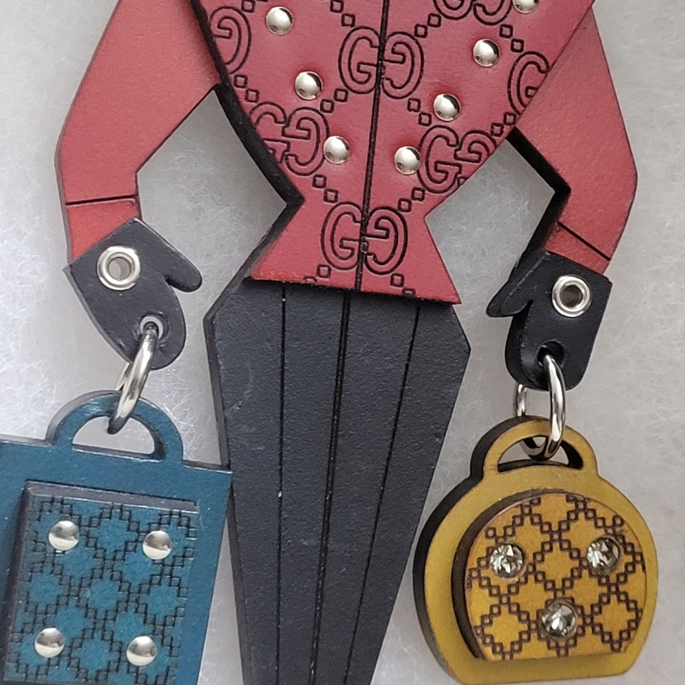 GUCCI BELLMAN NWOT BAG CHARM KEYCHAIN RARE - Picture 4 of 7